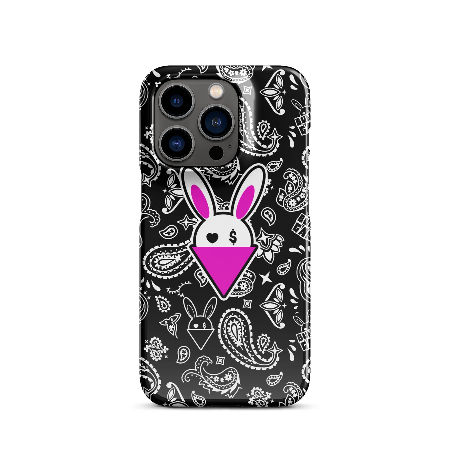 BUNNII GANG "BLACK BANDANA" Snap case for iPhone®