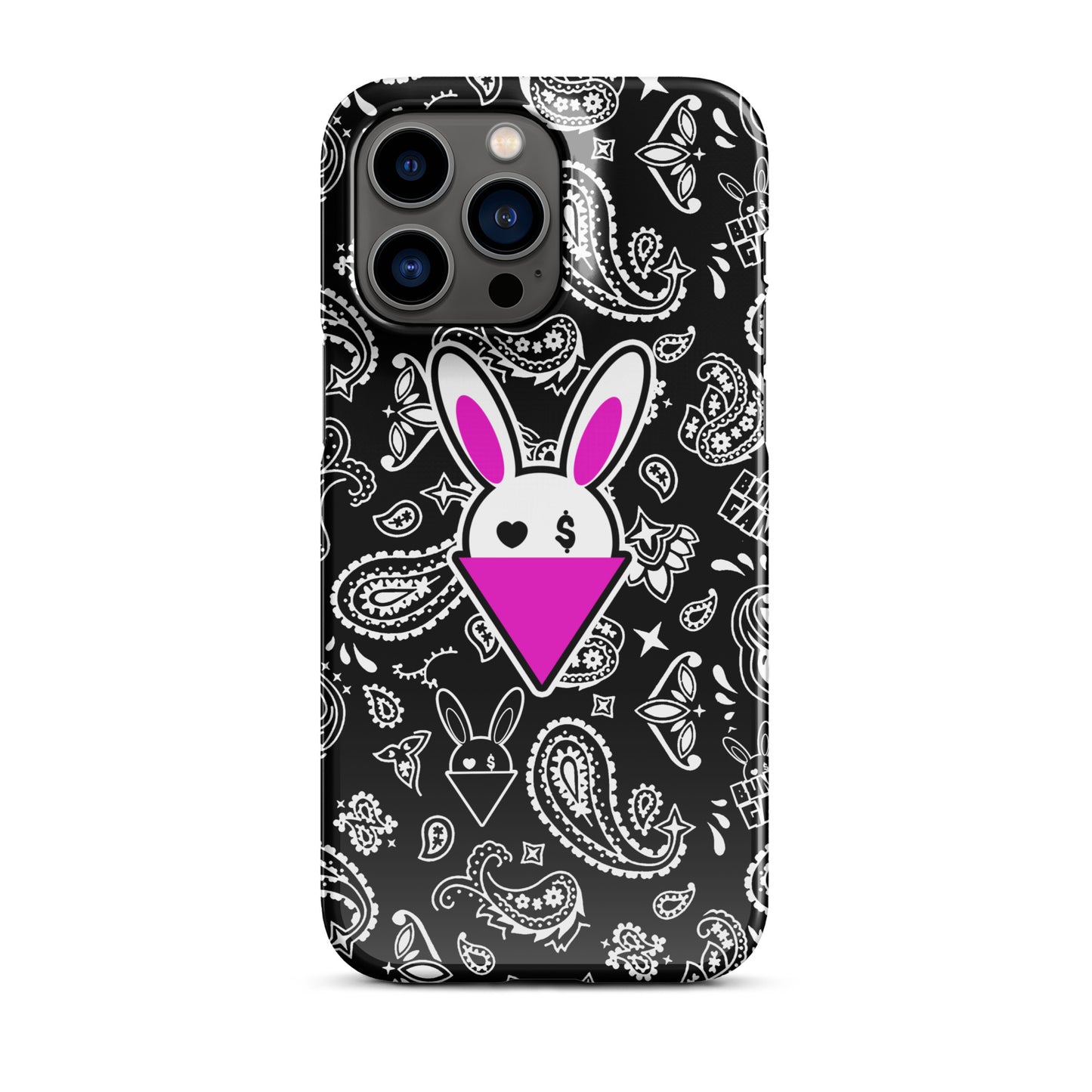 BUNNII GANG "BLACK BANDANA" Snap case for iPhone®