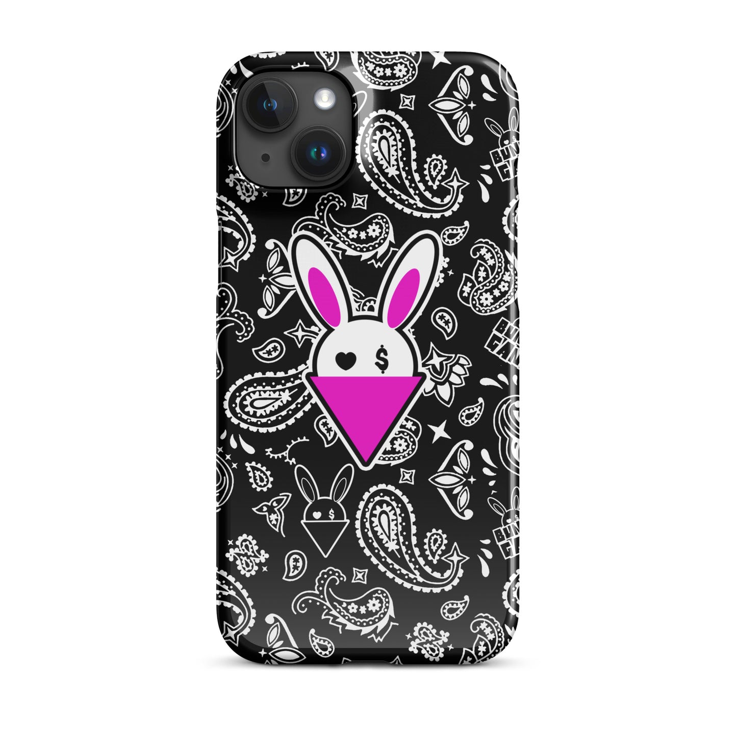 BUNNII GANG "BLACK BANDANA" Snap case for iPhone®