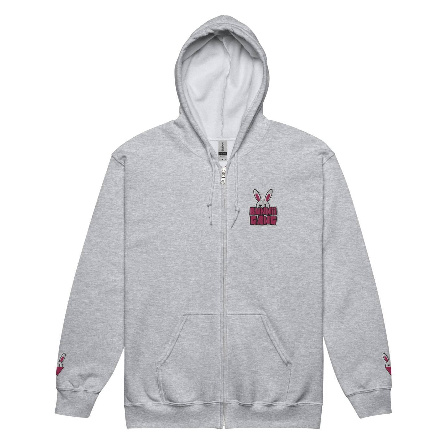 BUNNII GANG "LOGO" Unisex Zip Hoodie