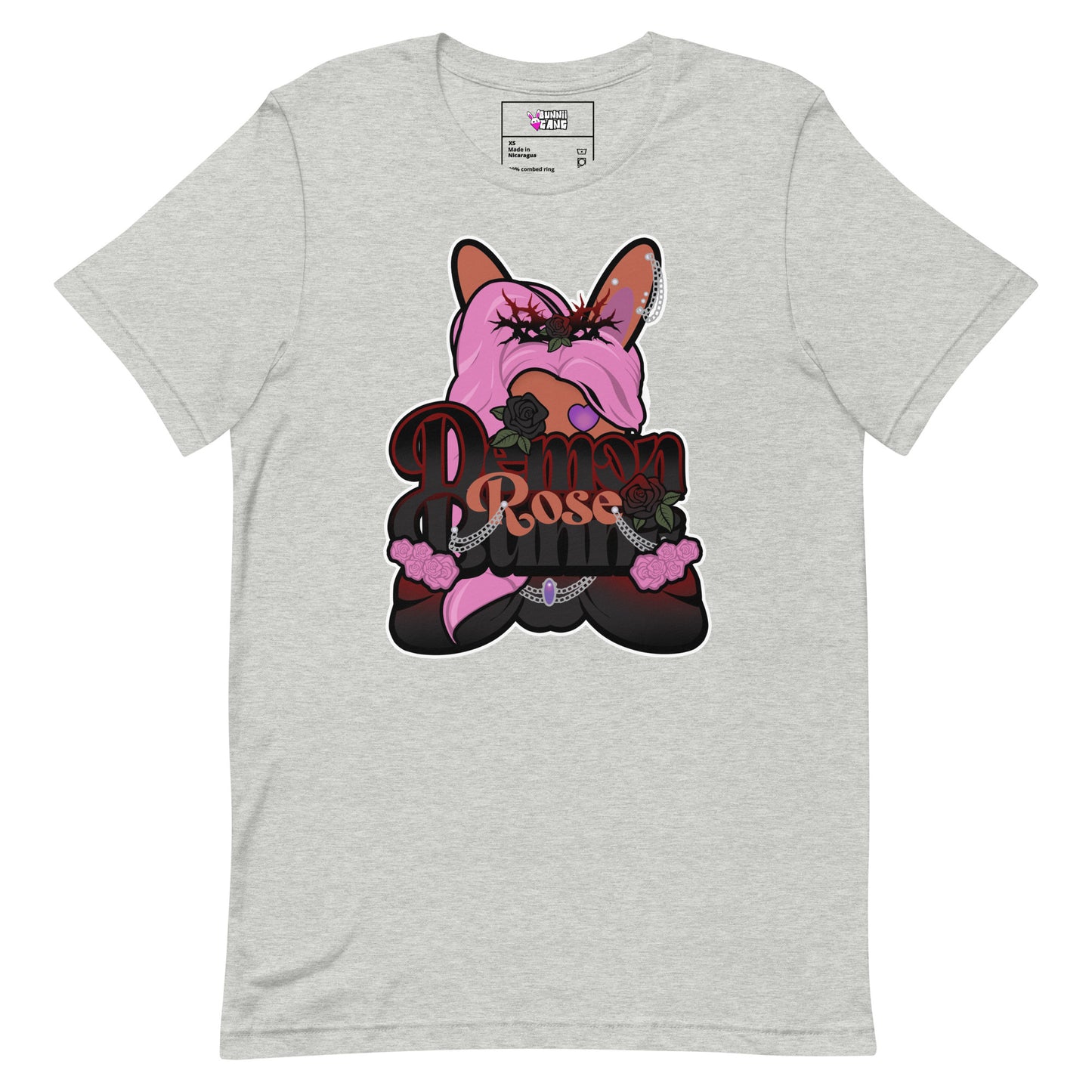 DEMON ROSE BUNNII - Unisex t-shirt
