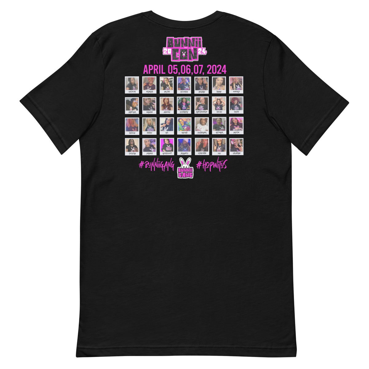 BUNNIICON'24 HOP-A-THON - Unisex T-Shirt