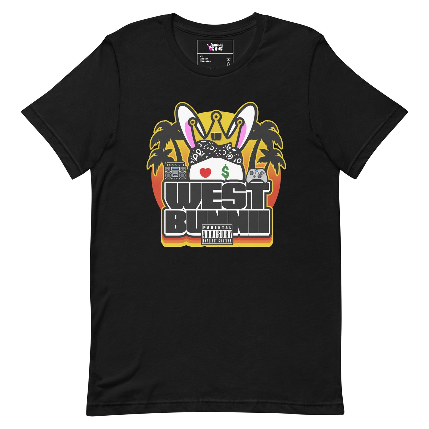 BUNNII GANG "WEST BUNNII" Unisex t-shirt