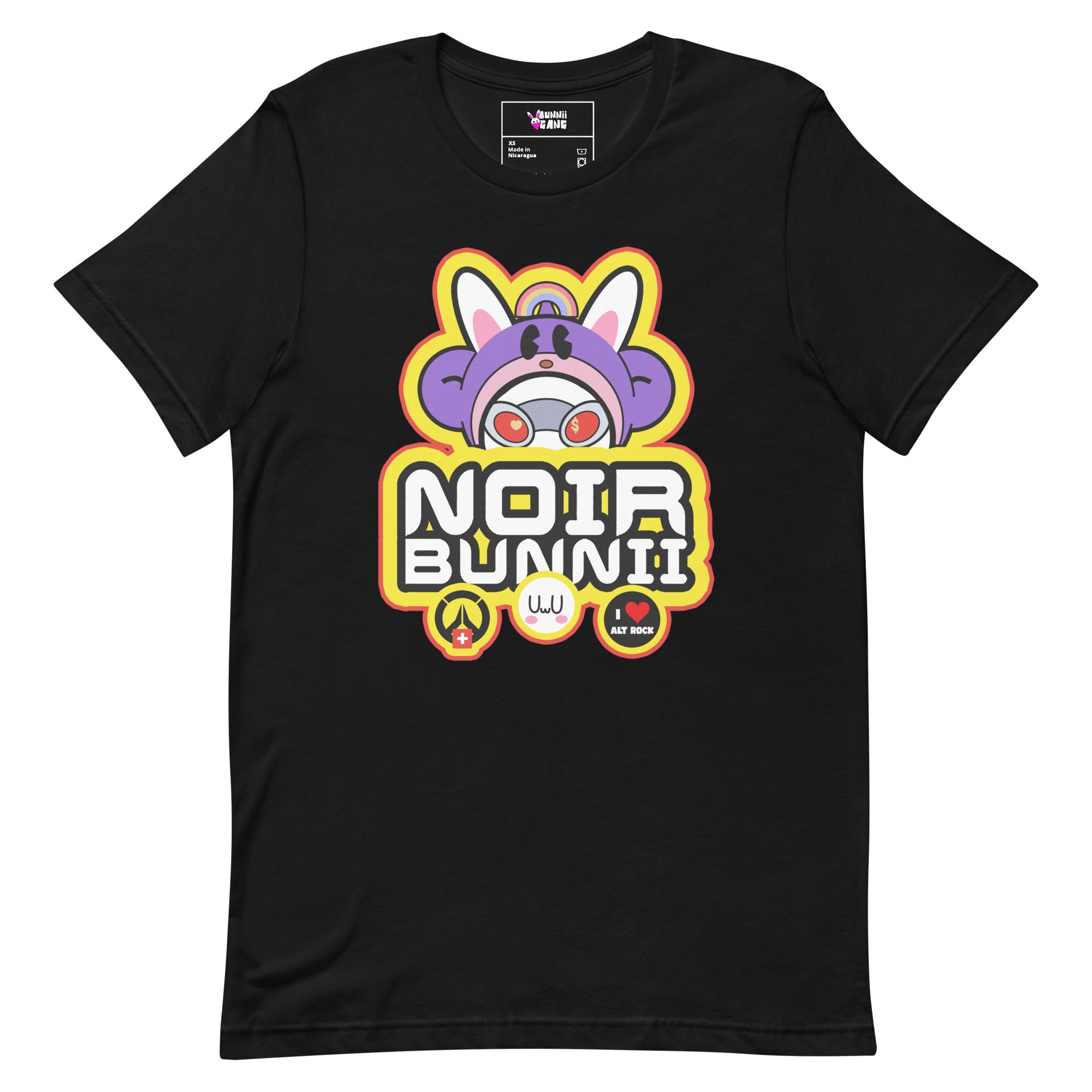 NOIR BUNNII - Unisex t-shirt