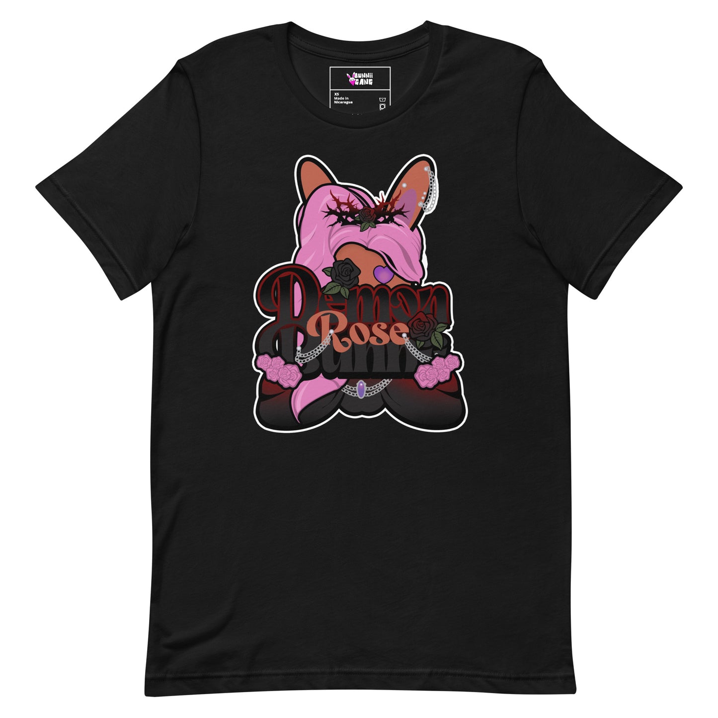 DEMON ROSE BUNNII - Unisex t-shirt