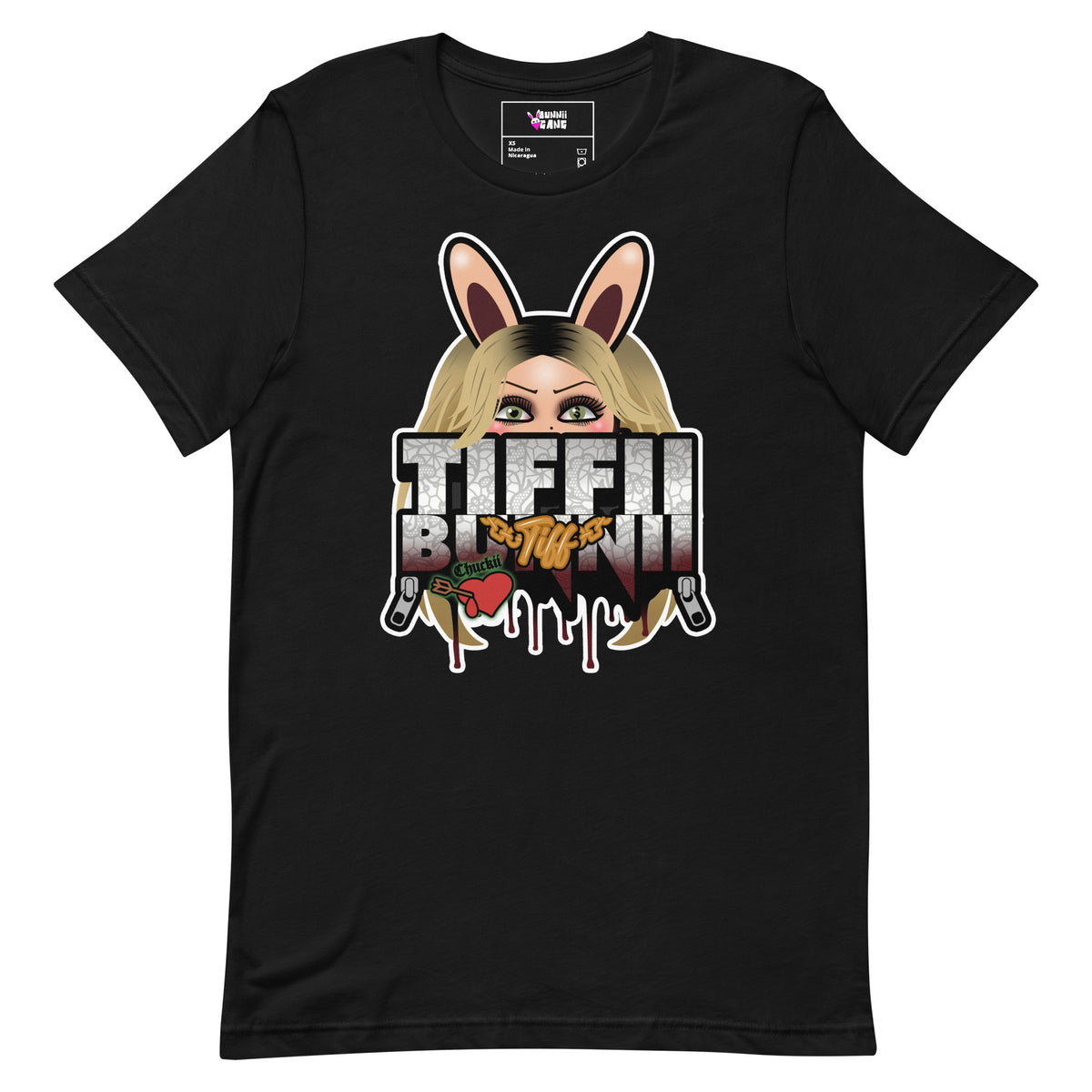 BUNNII GANG "TIFFII BUNNII" Unisex t-shirt