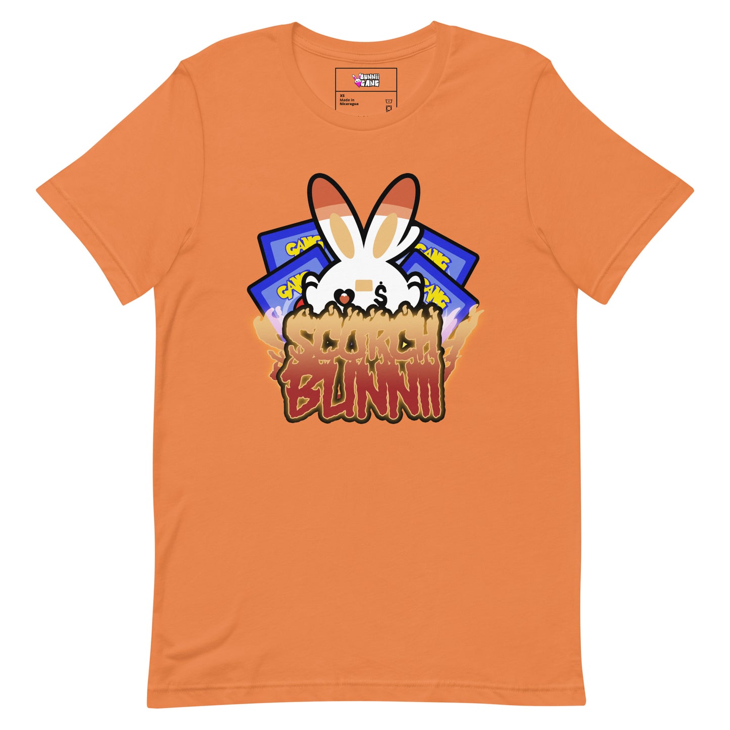 BUNNII GANG "SCORCH BUNNII" Unisex t-shirt