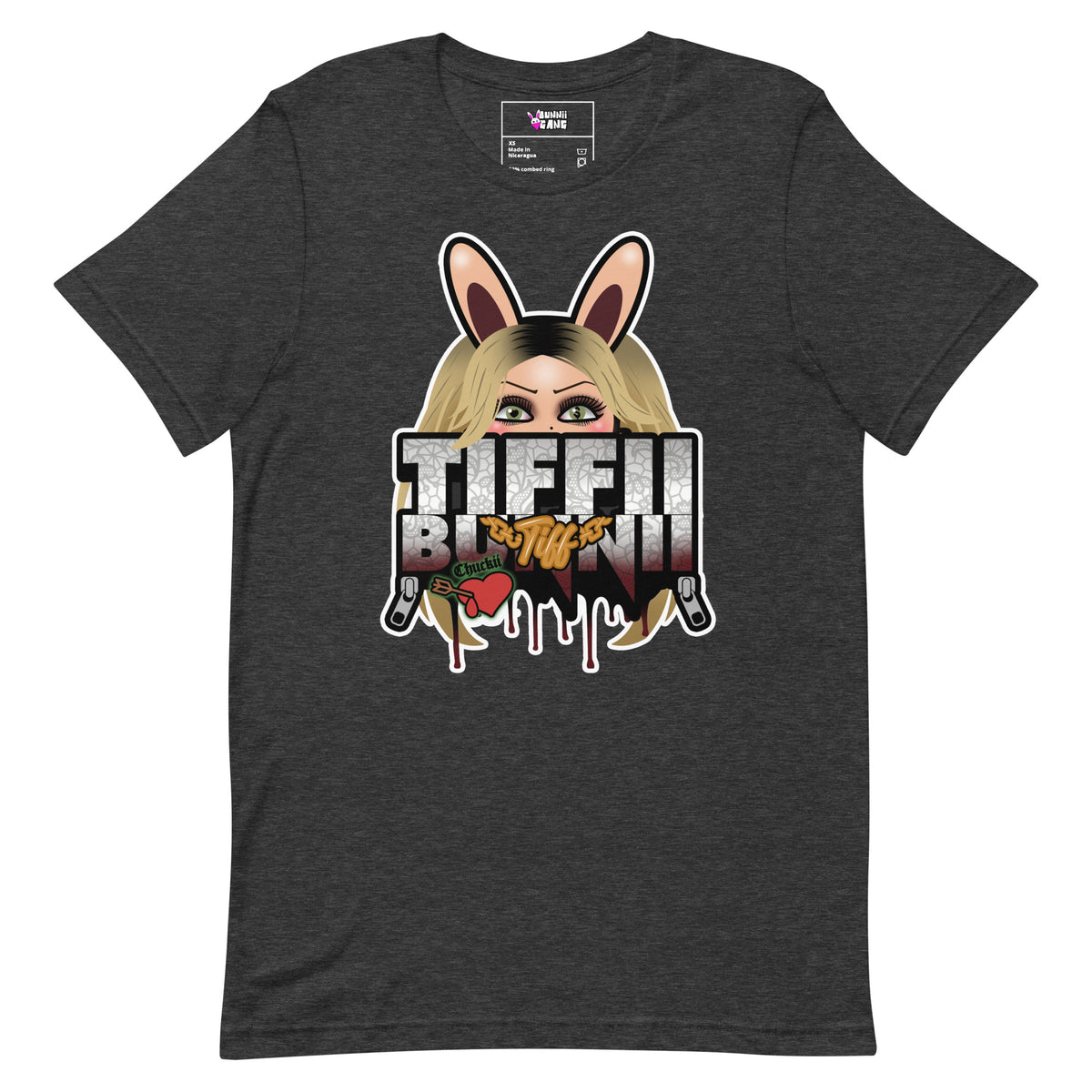 BUNNII GANG "TIFFII BUNNII" Unisex t-shirt