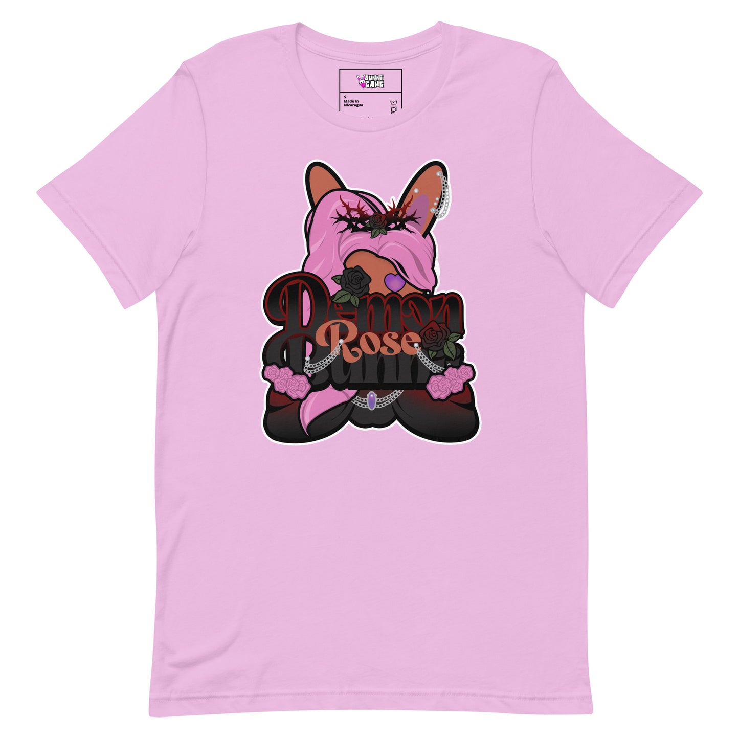 DEMON ROSE BUNNII - Unisex t-shirt