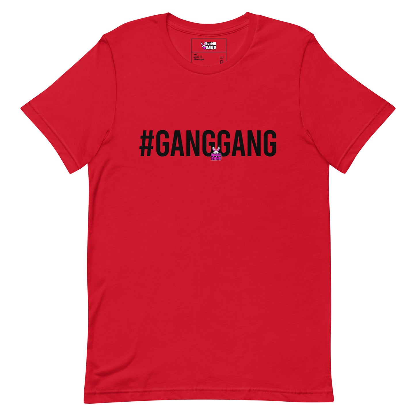 BUNNII GANG "#GANGGANG" Plus Tee