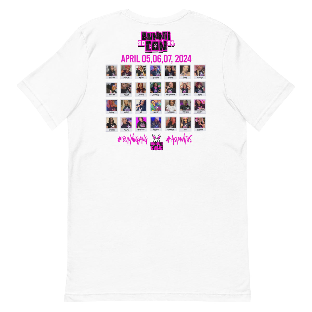 BUNNIICON'24 HOP-A-THON - Unisex T-Shirt