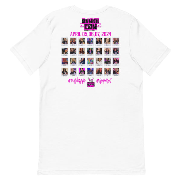 BUNNIICON'24 HOP-A-THON - Unisex T-Shirt