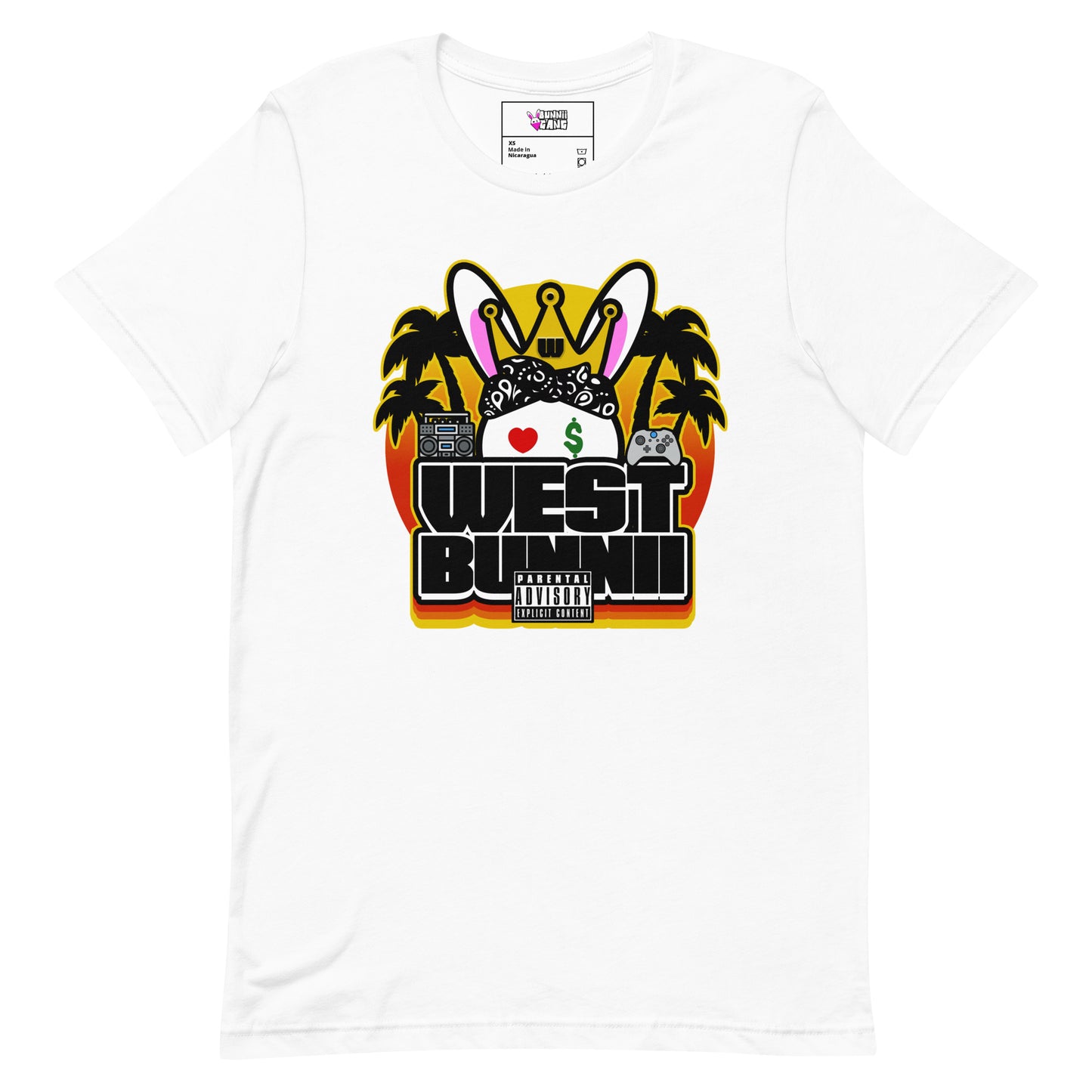 BUNNII GANG "WEST BUNNII" Unisex t-shirt