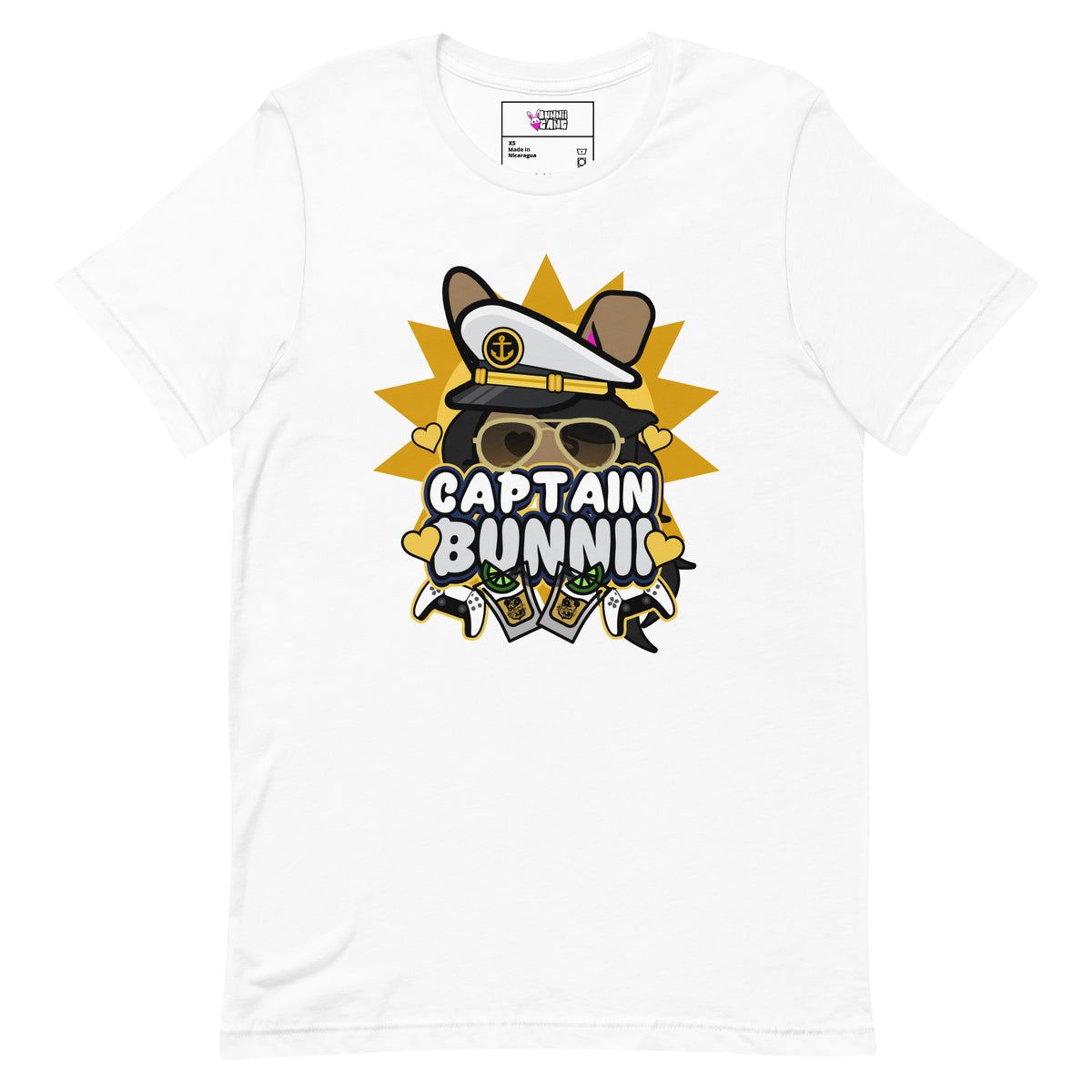 CAPTAIN BUNNII - Unisex t-shirt
