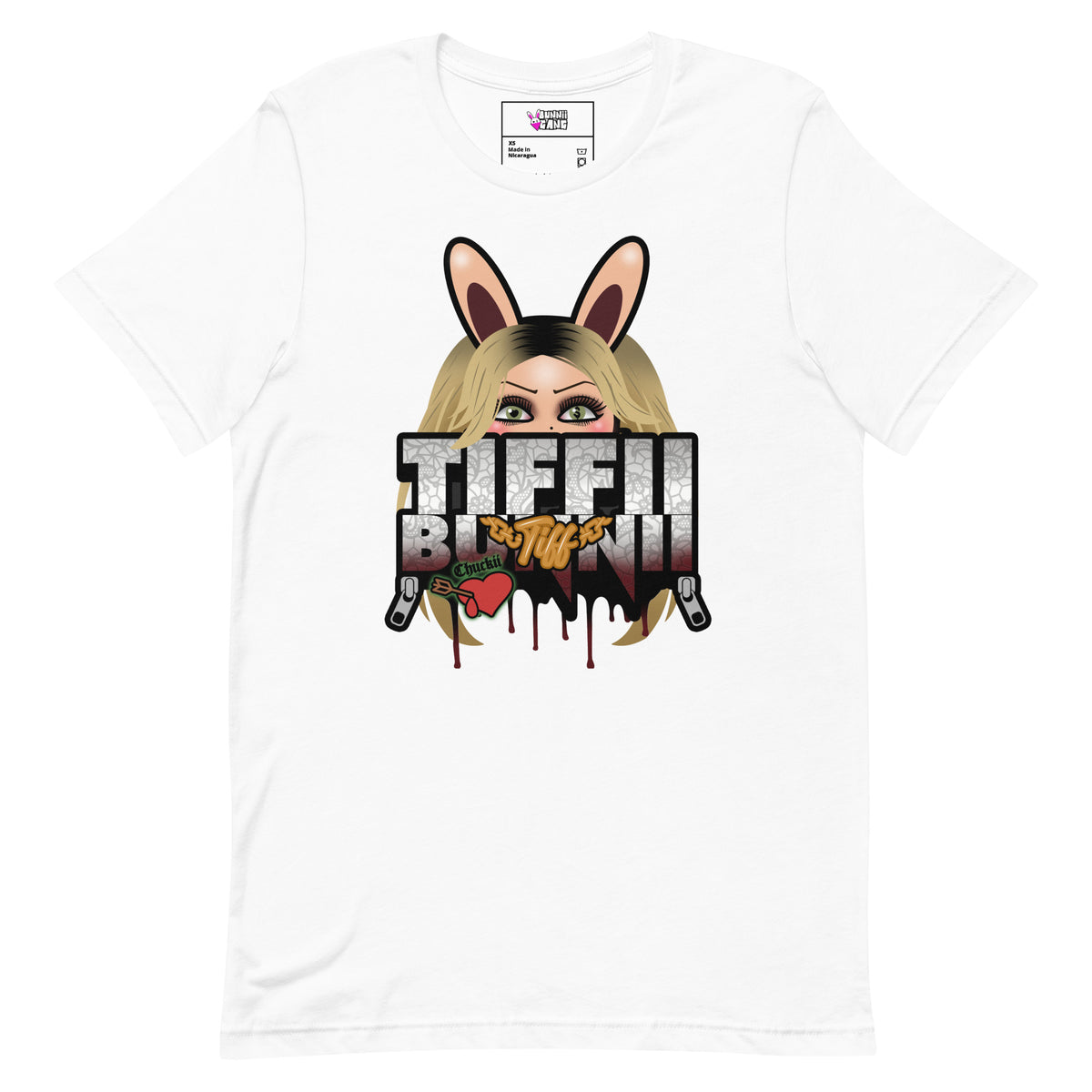 BUNNII GANG "TIFFII BUNNII" Unisex t-shirt
