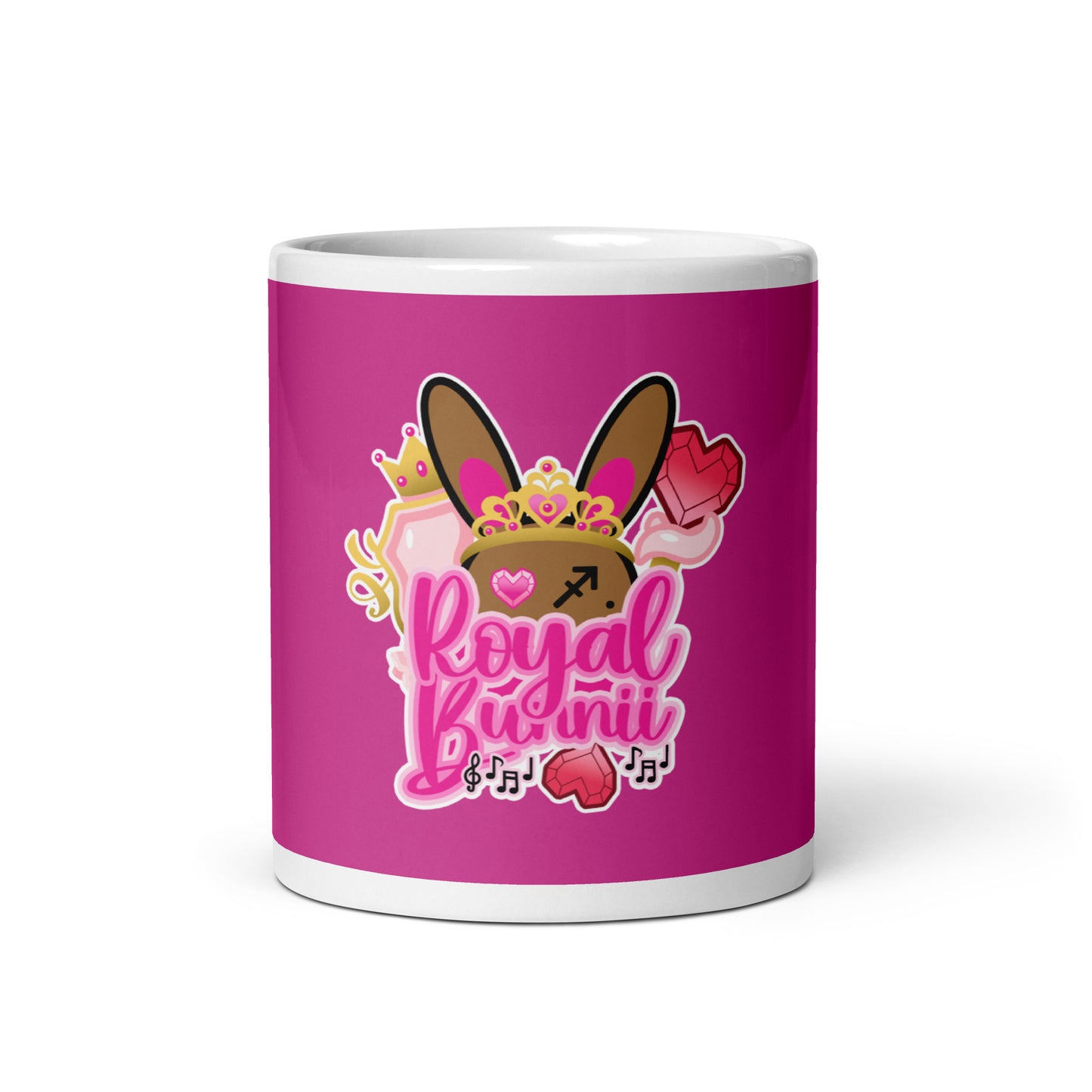 BUNNII GANG "ROYAL BUNNII" Glossy mug