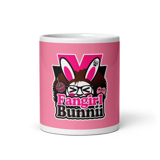 BUNNII GANG "FANGIRL BUNNII" Glossy Mug