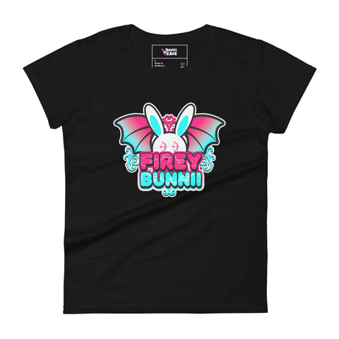 BUNNII GANG "FIREY BUNNII" Women's short sleeve t-shirt