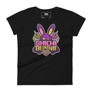 BUNNII GANG "SHICHI BUNNII" Women's short sleeve t-shirt