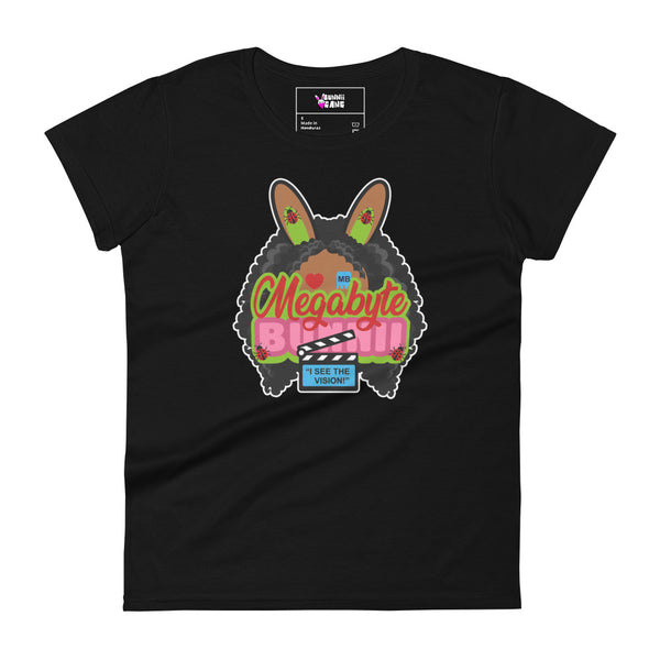 BUNNII GANG "MEGABYTE BUNNII" Women's short sleeve t-shirt