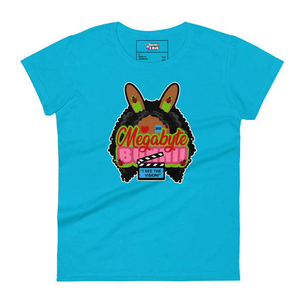 BUNNII GANG "MEGABYTE BUNNII" Women's short sleeve t-shirt