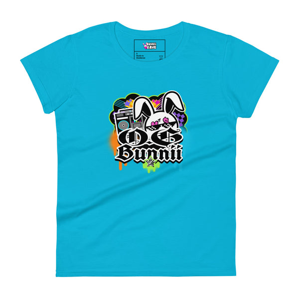 BUNNII GANG "O.G. BUNNII" Women's short sleeve t-shirt