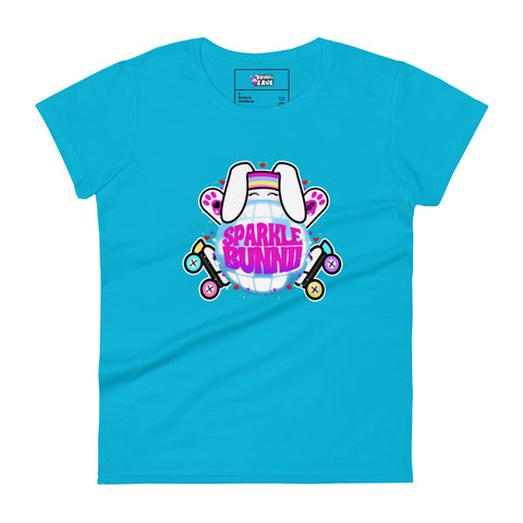SPARKLE BUNNII - Women's short sleeve t-shirt