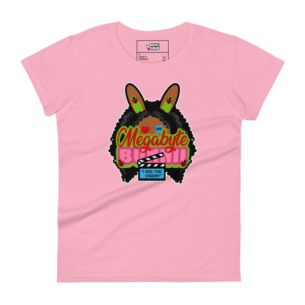 BUNNII GANG "MEGABYTE BUNNII" Women's short sleeve t-shirt