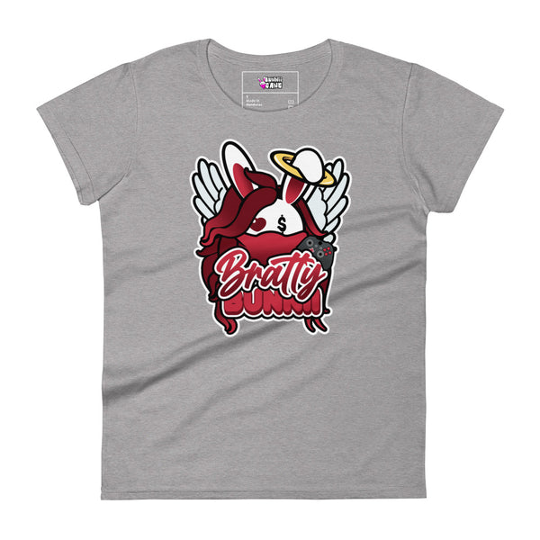 BUNNII GANG "BRATTY BUNNII" Women's short sleeve t-shirt
