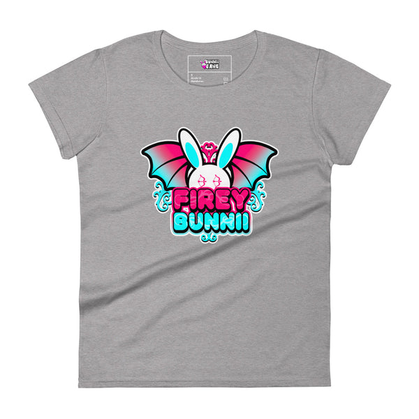 BUNNII GANG "FIREY BUNNII" Women's short sleeve t-shirt