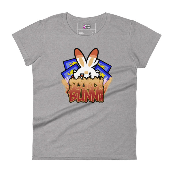 BUNNII GANG "SCORCH BUNNII" Women's short sleeve t-shirt