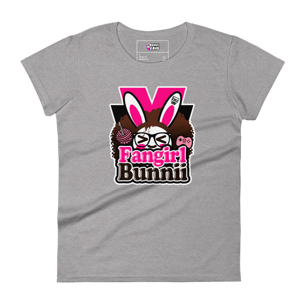 BUNNII GANG "FANGIRL BUNNII" Women's short sleeve t-shirt