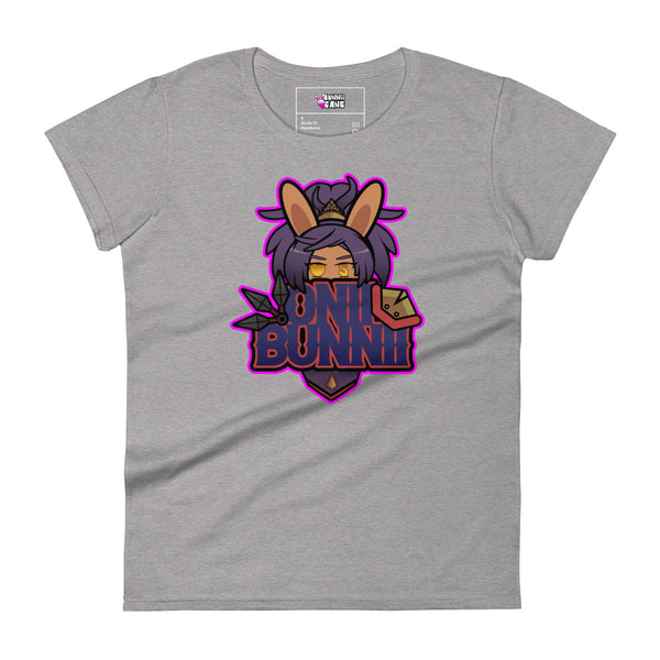 BUNNII GANG "ONII BUNNII" Women's short sleeve t-shirt