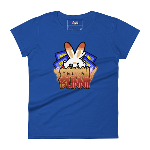 BUNNII GANG "SCORCH BUNNII" Women's short sleeve t-shirt