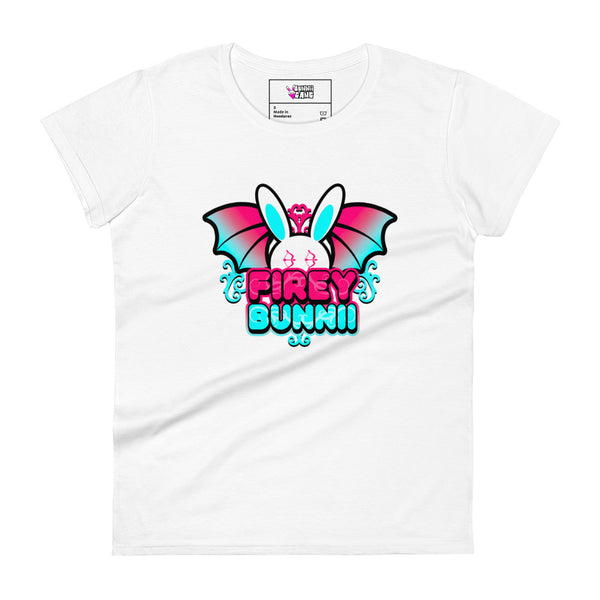 BUNNII GANG "FIREY BUNNII" Women's short sleeve t-shirt