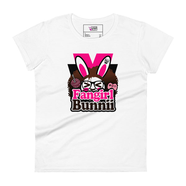 BUNNII GANG "FANGIRL BUNNII" Women's short sleeve t-shirt