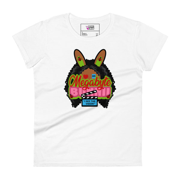 BUNNII GANG "MEGABYTE BUNNII" Women's short sleeve t-shirt