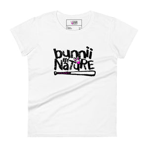 BUNNII GANG "BUNNII BY NATURE" Women's short sleeve t-shirt