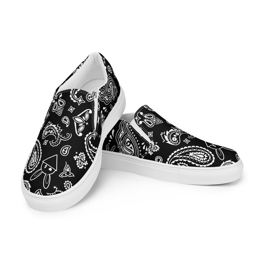 BUNNII GANG "PINK BANDANA" Women’s Slip On