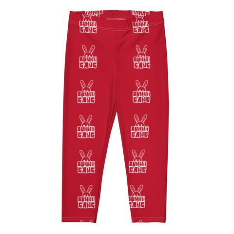 BUNNII GANG RED CAPRI LEGGINGS