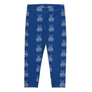 BUNNII GANG BLUE CAPRI LEGGINGS