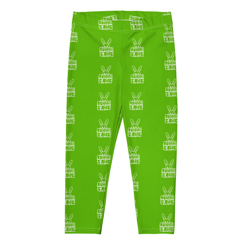 BUNNII GANG GREEN CAPRI LEGGINGS