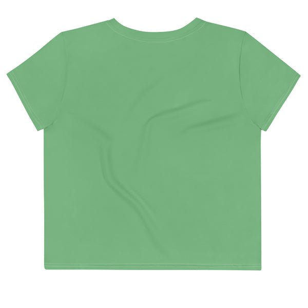 BUNNII GANG "BOOGIE BUNNII" All-Over Print Crop Tee