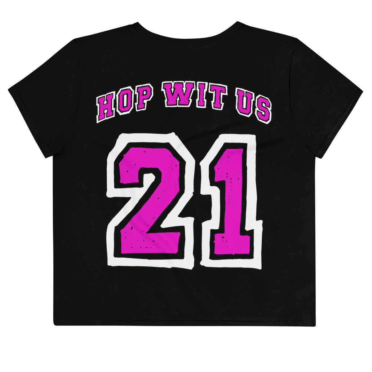 BUNNII GANG "TEAM BUNNII" Crop Tee