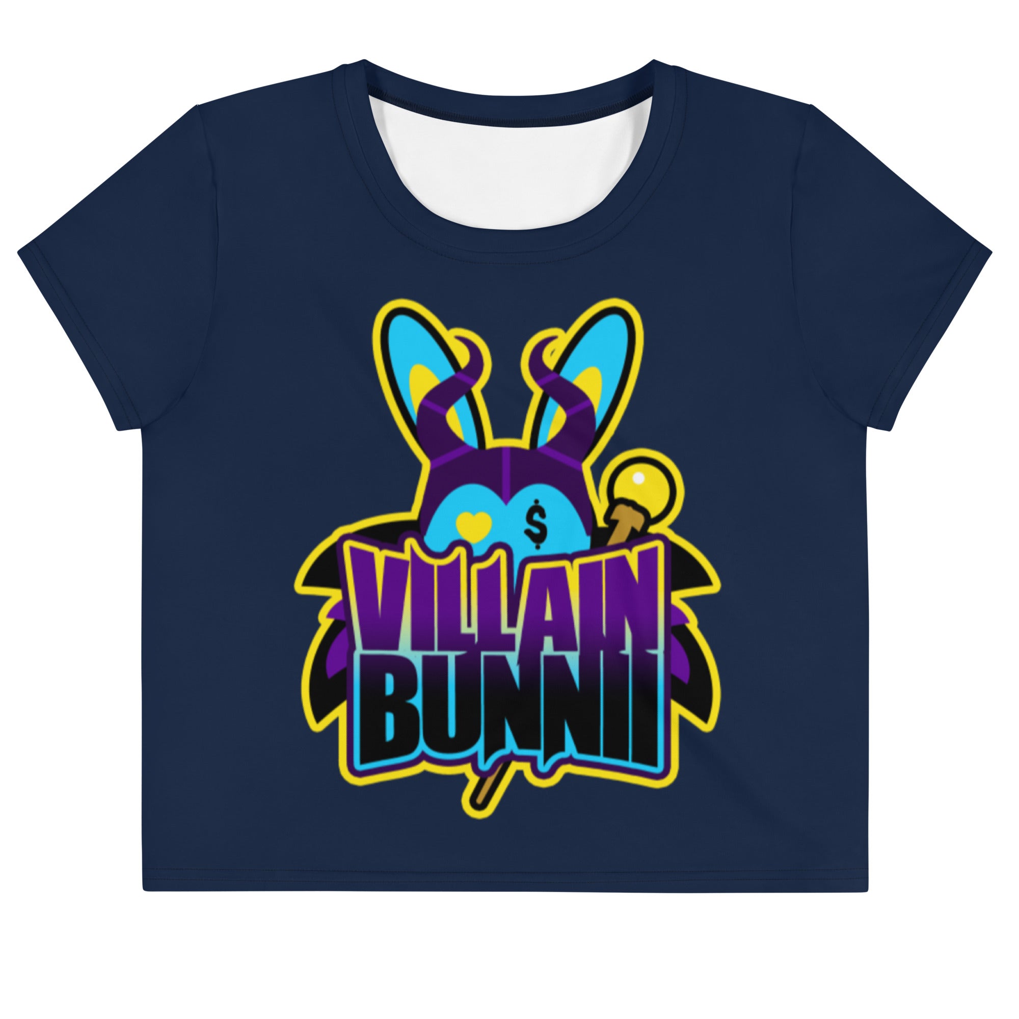 BUNNII GANG "VILLAIN BUNNII" Crop Tee
