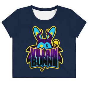 BUNNII GANG "VILLAIN BUNNII" Crop Tee