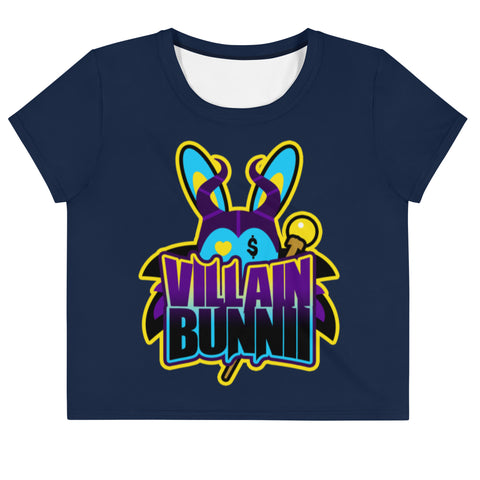 BUNNII GANG "VILLAIN BUNNII" Crop Tee