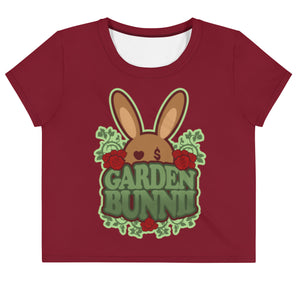 BUNNII GANG "GARDEN BUNNII" Crop Tee