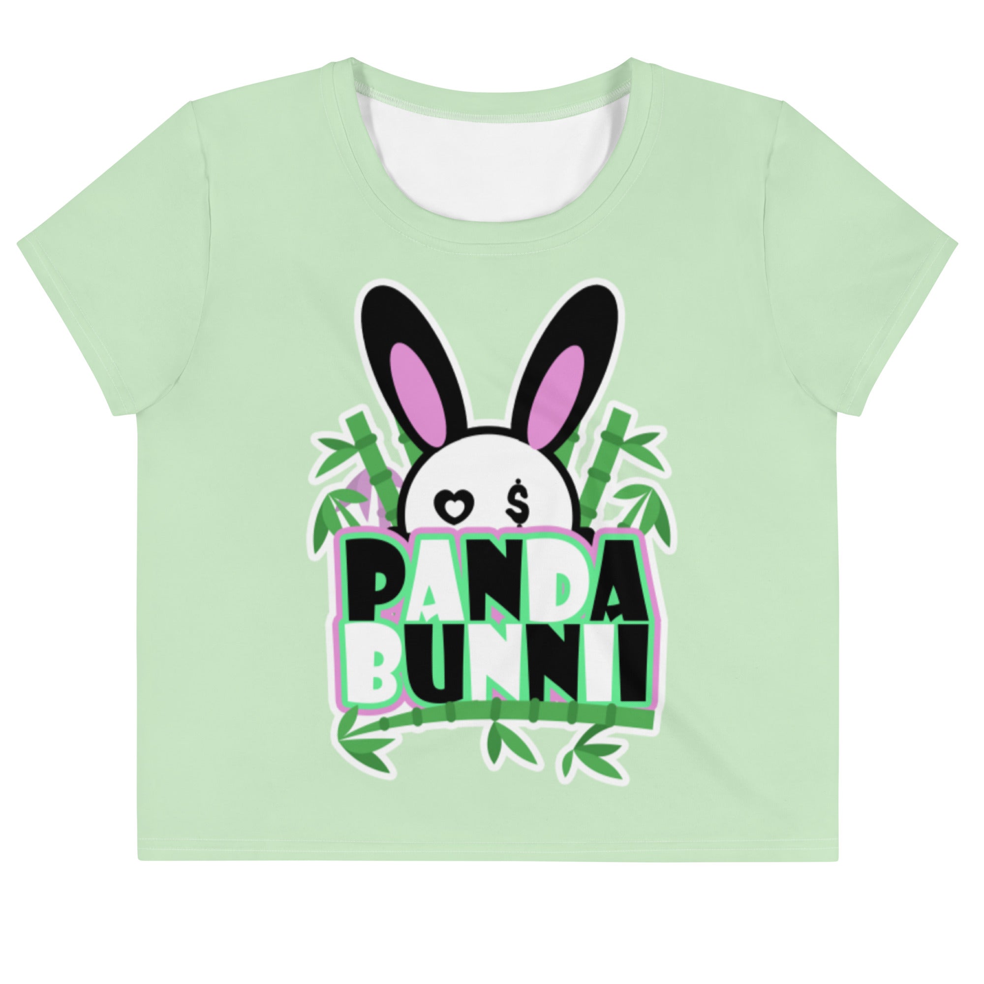 BUNNII GANG "PANDA BUNNII" Crop Tee