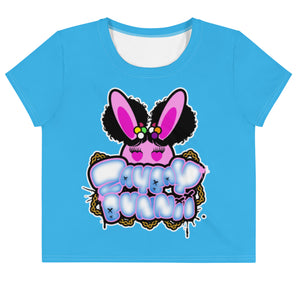BUNNII GANG "ZAYBAY BUNNII" Crop Tee